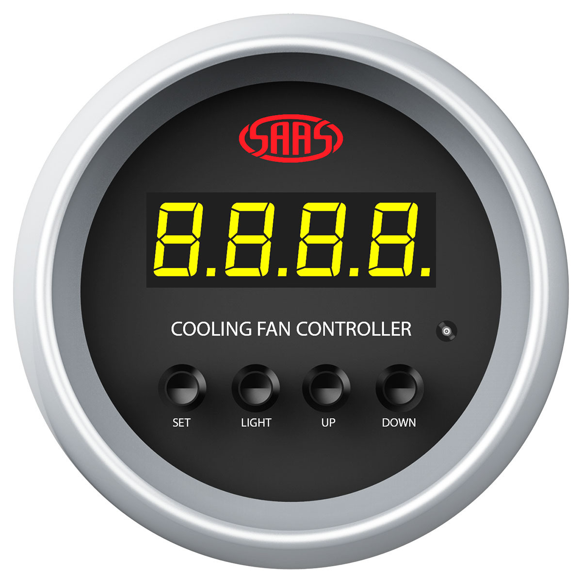 Digital Cooling Controller 0°-100° 52mm Black Muscle | SAAS Automotive