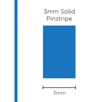 Pinstripe Solid Medium Blue 3mm x 10m