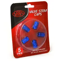 Valve Cap Blue - 5 Pack