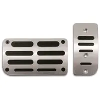 Pedal Pad Kit - Aluminium Black Automatics