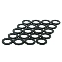 Mag Wheel Nut Washers Black Chrome