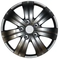 NLA Vader 14" Gun Mtl Wheel Cover Set