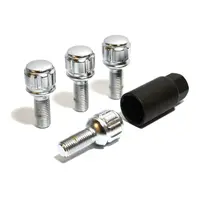 NLA Lock Bolts Cone Seat 14mm x 1.5 Pk 4