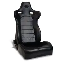 SAAS Blade Seat Dual Recline Black PU Leather ADR Compliant