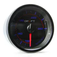 Drift Water Temperature Gauge 60mm Saturn Series 12V