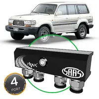 Diff Breather Kit 4 Port suit TOYOTA LANDCRUISER 80 Series 1990-1998