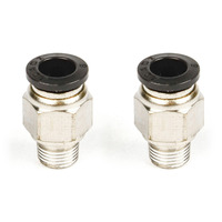 Diff Breather Quick Connect Fitting Straight M8 Pack of 2