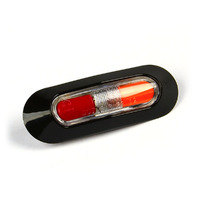 Side Marker LED - Amber / Red - Black Bezel