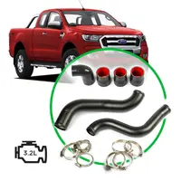 Ford Ranger/Mazda BT50 3.2L Intercooler Black Alloy Pipe Full Kit 2011 - 2022