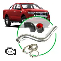 Ford Ranger/Mazda BT50 3.2L 2.2L Intercooler Polished Alloy Pipe Hot Side 2011 - 2022