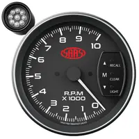 Tachometer 0-10K Shiftlite 5" Muscle Series I Black 12V