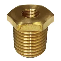 Gauge Bush Brass Adaptor M16 x1.5 to 1/8-27 NPT