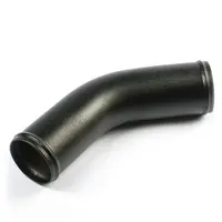 Pipe 63mm Ø x 45 Deg Aluminium Black Powder Coat