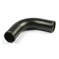 Pipe 57mm Ø x 90 Deg Aluminium Black Powder Coat