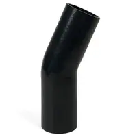 23Deg 4 Ply Silicone Hose 63mm x 63mm Black