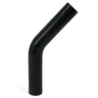 45Deg 4 Ply Silicone Hose 32mm x 32mm Black