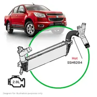 Holden Colorado RG 2.8L CTDI Silicone Intercooler Hot Pipe 2012 - on