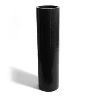 Straight 4 Ply Silicone Hose 57mm x 57mm x 254mm Black