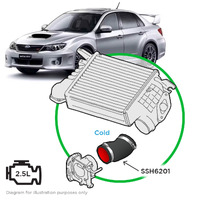 Subaru WRX Legacy Outback Forester 2.0-2.5 Silicone Intercooler Pipe Cold Side