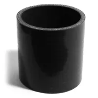 Straight 4 Ply Silicone Hose 63mm x 63mm x 76mm Black