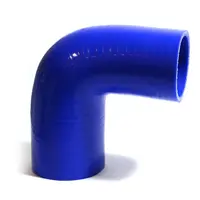 90Deg 4 Ply Silicone Reducer 70mm x 76mm Blue