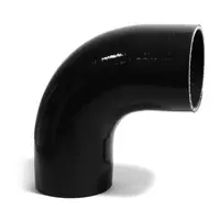 90Deg 4 Ply Silicone Hose 82mm x 82mm Black