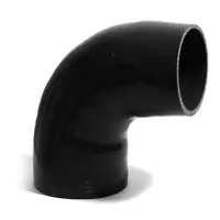 90Deg 4 Ply Silicone Reducer 89mm x 95mm Black