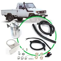 Oil Catch Tank Full Kit Landcruiser 75 Series 1HZ 1990-1999 Billet Can