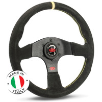 Steering Wheel Suede Corsa 13" / 330mm Indicator Contoured Grip