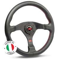 Steering Wheel Leather Lusso 14" / 350mm Contoured Grip