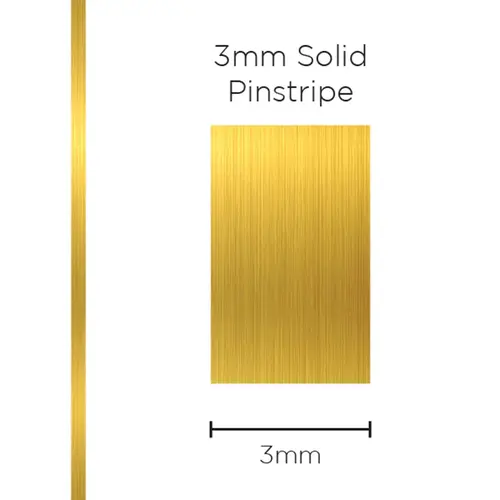 Pinstripe Solid Gold 3mm x 10m