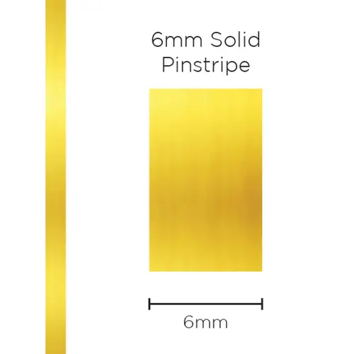 Pinstripe Solid Gold Mylar 6mm x 10m