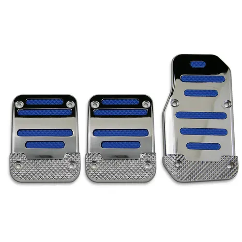 NLA Pedal Pad Kit - Chrome-Blue Inserts Manual