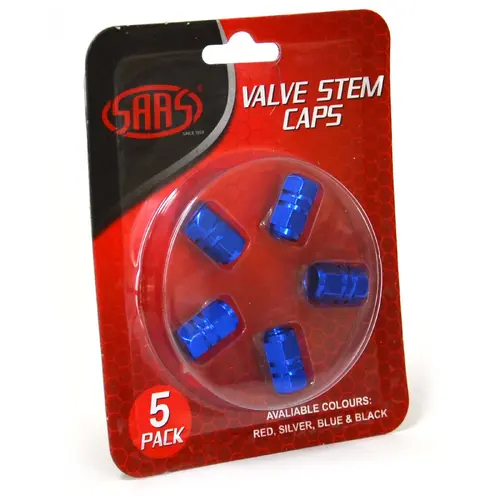 Valve Cap Blue - 5 Pack