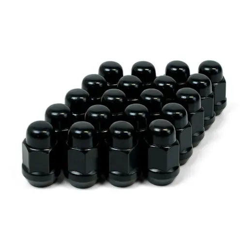 Wheel Nut Acorn Bulge 7/16 Black 35mm