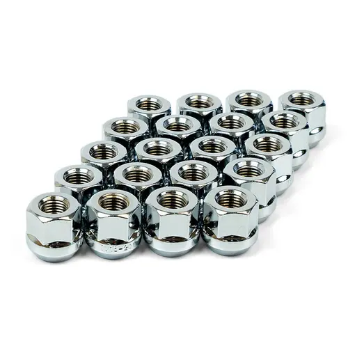 Wheel Nut Bulge Open End 12 X 1.25 Chrome