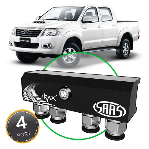 Diff Breather Kit 4 Port suit TOYOTA HILUX 1997-2015 All Models