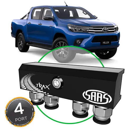 Diff Breather Kit 4 Port suit TOYOTA HILUX 2016 > All Models