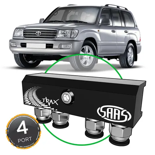 Diff Breather Kit 4 Port suit TOYOTA LANDCRUISER 100 Series 1998-2007