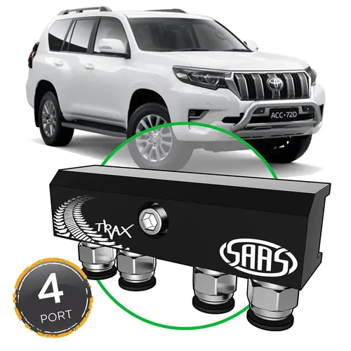 Diff Breather Kit 4 Port suit TOYOTA PRADO 150 Series 2009-Current