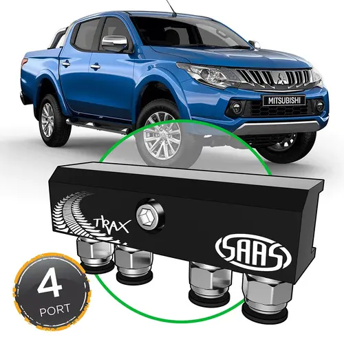 Diff Breather Kit 4 Port incl Nylon Bushes MITSUBISHI TRITON MQ-MR 2015>