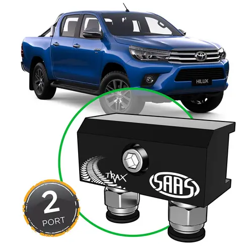 Diff Breather Kit 2 Port suit TOYOTA HILUX 2016 on All Models