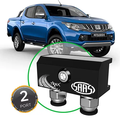 Diff Breather Kit 2 Port incl Nylon Bushes MITSUBISHI TRITON MQ-MR 2015>