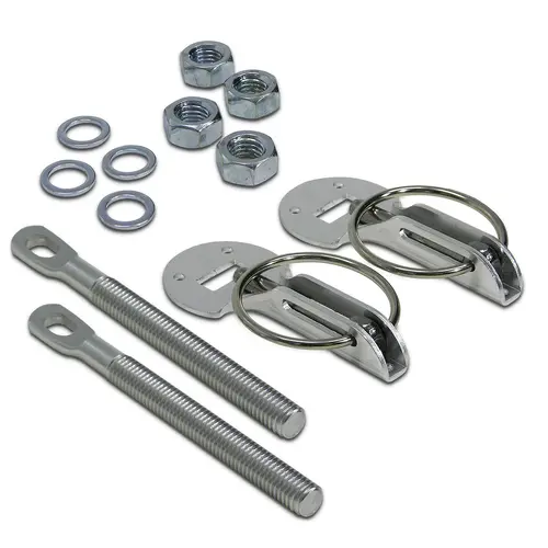 Hood Pin Kit - Silver