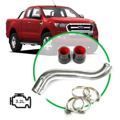 Ford Ranger/Mazda BT50 3.2L Intercooler Polished Alloy Pipe Cold Side 2011 - 2022