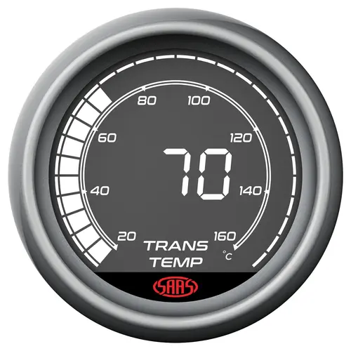 Trans Temp Gauge 20°-160° 52mm Muscle Digital Series 12V