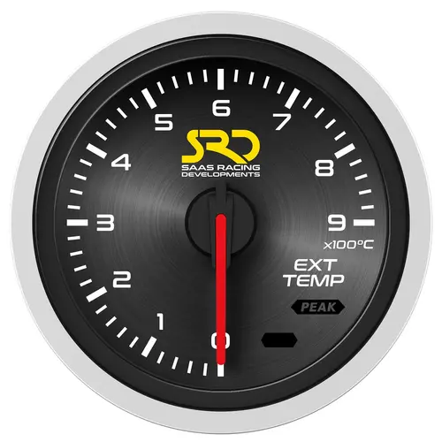 Exhaust Temp Gauge 0°-900° 52mm SRD Series 12V