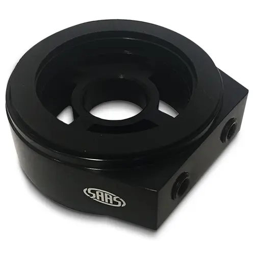 Oil Filter Sandwich Plate Billet Black