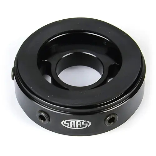 Oil Filter Sandwich Plate Billet Black 4X4