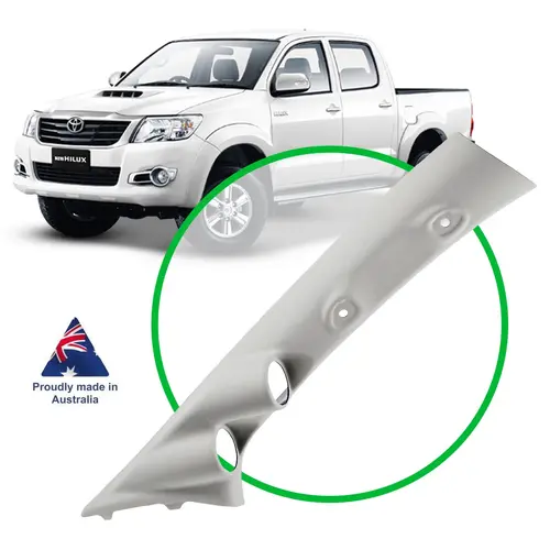 Gauge Pillar Pod Hilux 2005 - 2015 KUN Series Light Grey Single Piece